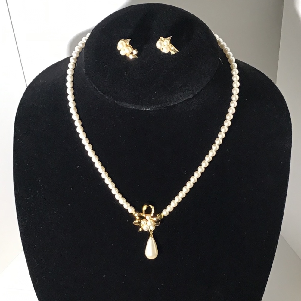 Matching Necklace and Earrings Set